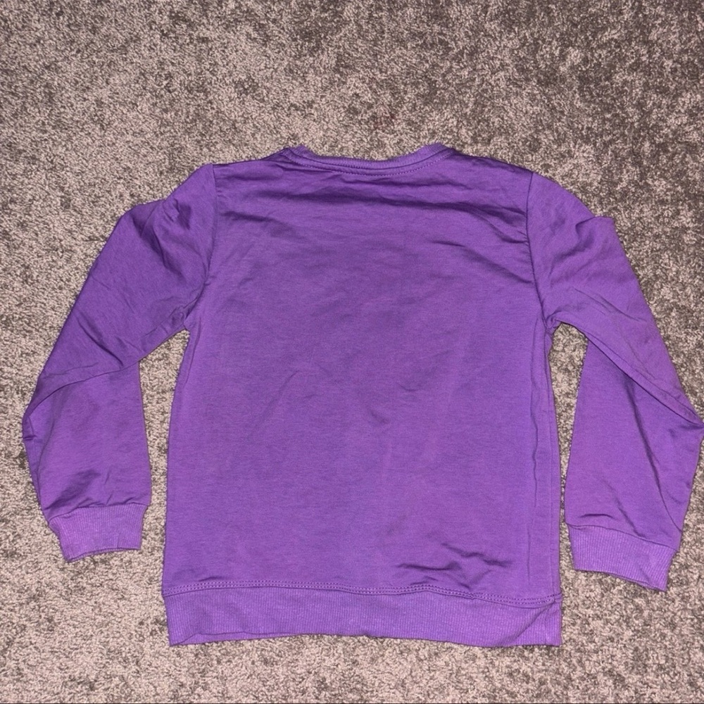 Girls Chanel purple sweatshirt size 9-10 - Picture 4 of 7